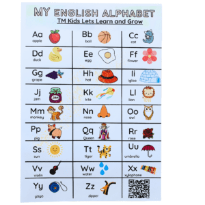My English Alphabet Chart!