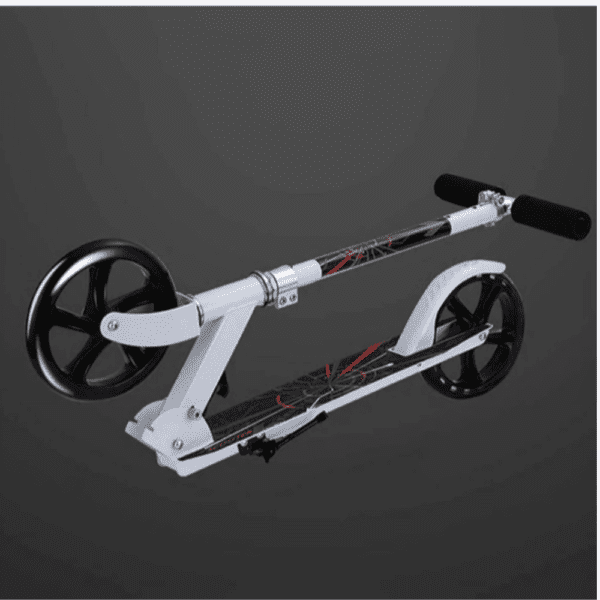 Black Folding 2-Wheeled Commuter Scooter With Adjustable Handlebars Copy - Image 4