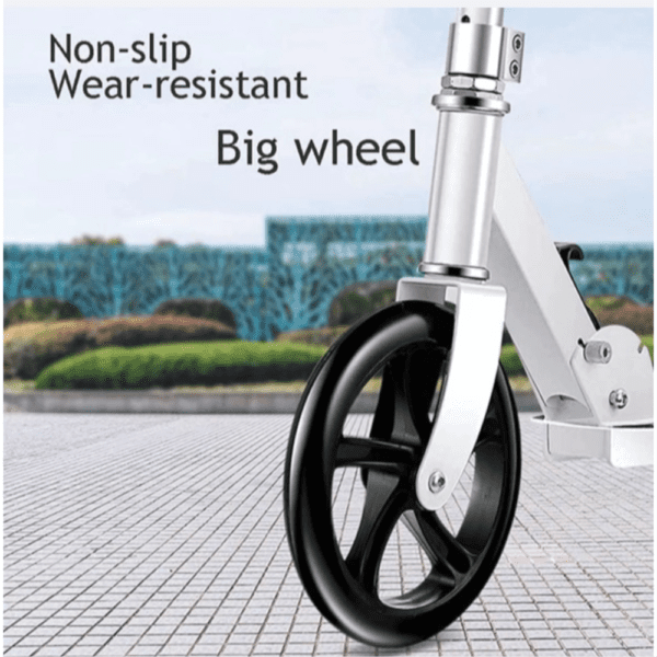 Black Folding 2-Wheeled Commuter Scooter With Adjustable Handlebars Copy - Image 6