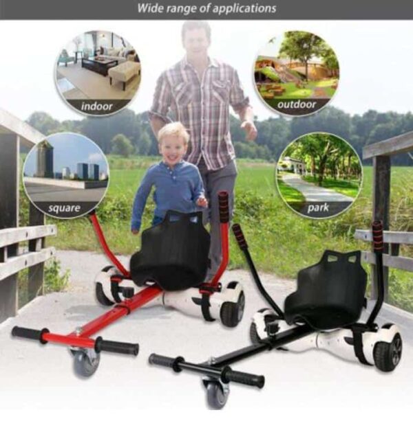 Hoverboard Kart Seat Attachment – Ultimate Go-Kart Experience! - Image 2
