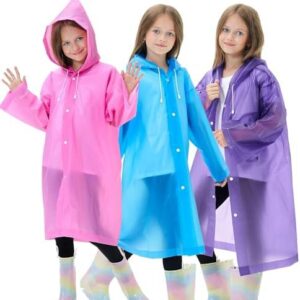 Pink-Kids'  Waterproof Raincoat – Lightweight & Stylish Protection